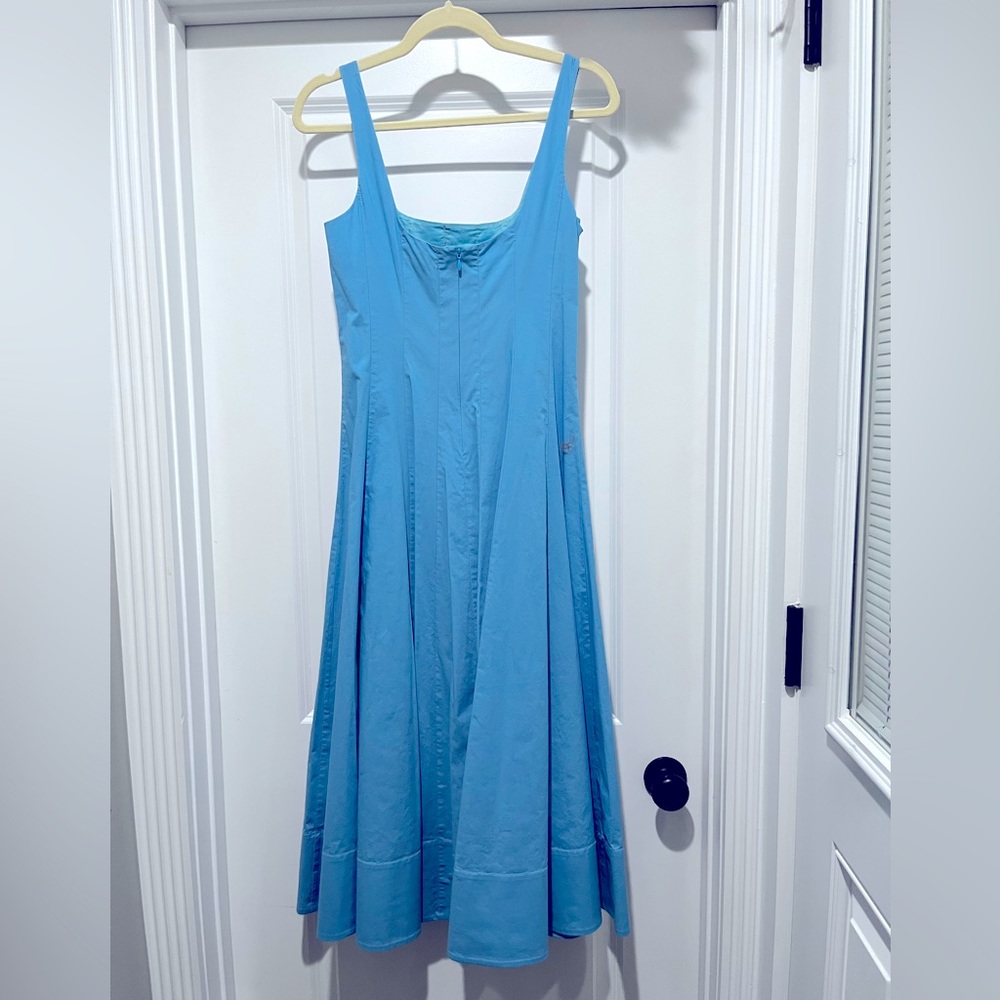 STAUD Wells dress in light blue color